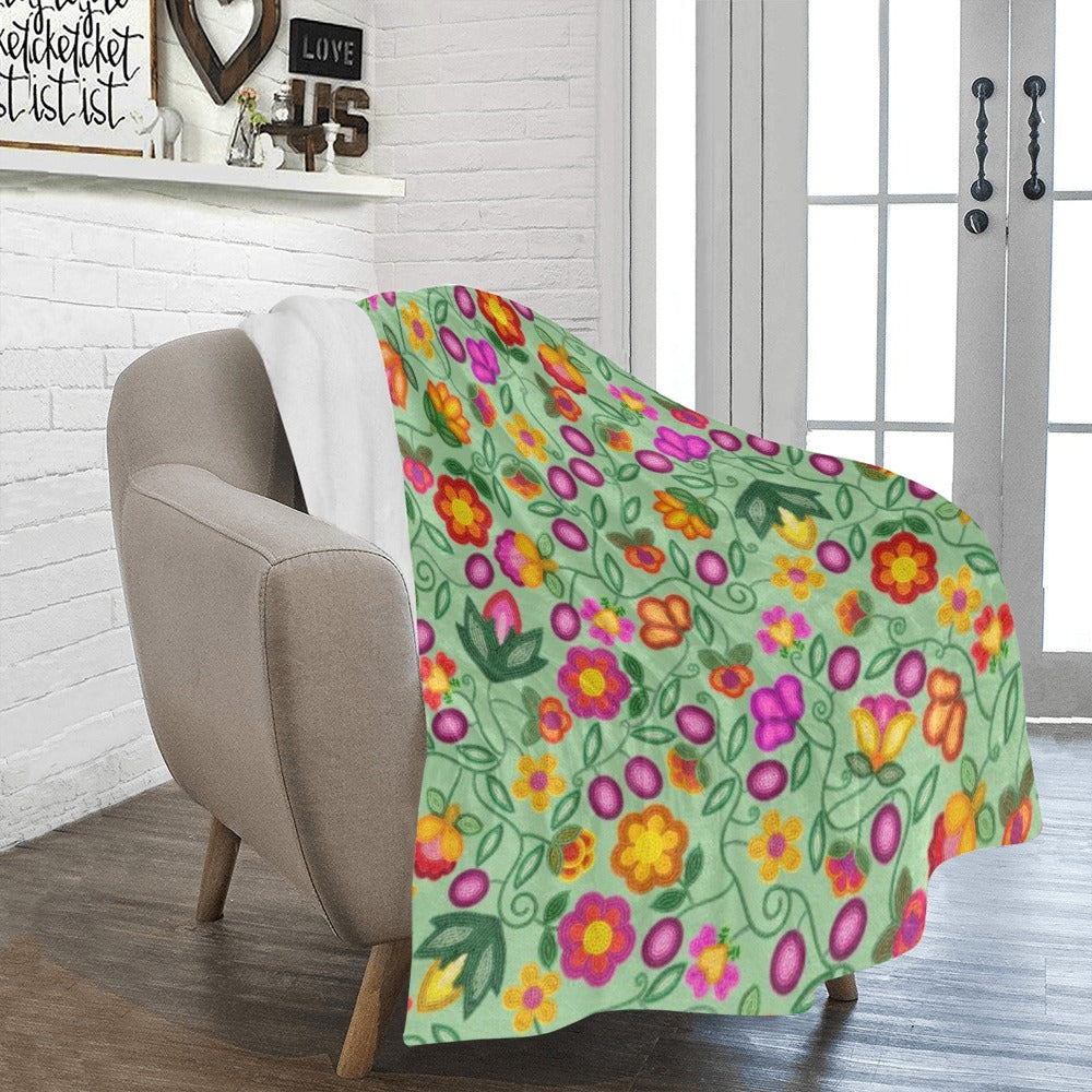 Boreal Bounty Green Ultra-Soft Micro Fleece Blanket 50"x60"