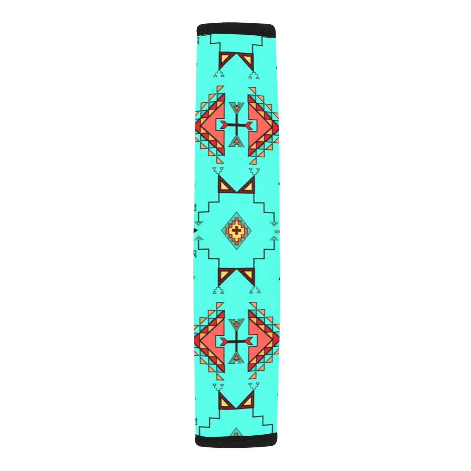 Thunder Flight Turquoise Car Seat Belt Cover 7''x12.6'' (Pack of 2)