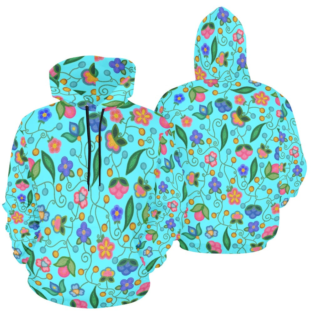 Skyberry Serenade Sky All Over Print Hoodie for Women (USA Size)