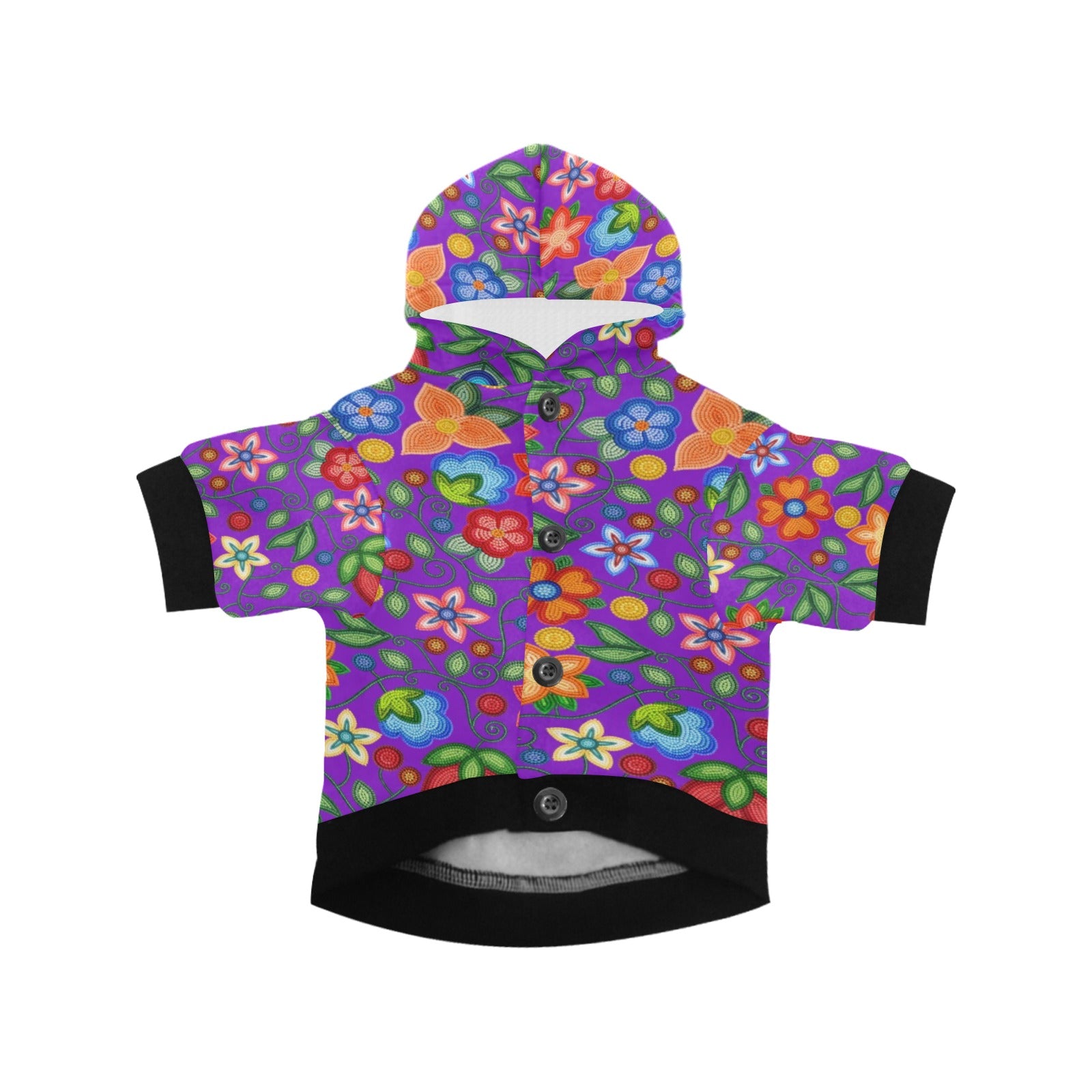 Morning Harmony Purple Pet Dog Hoodie
