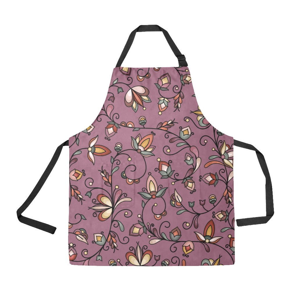 Burnt Sky Petals Magenta Apron