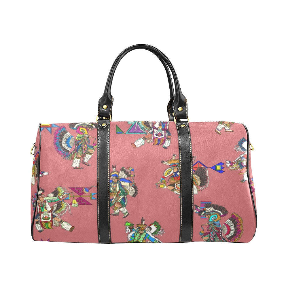 Men's Fancy Dancers Terra Cotta Waterproof Travel Bag/Small