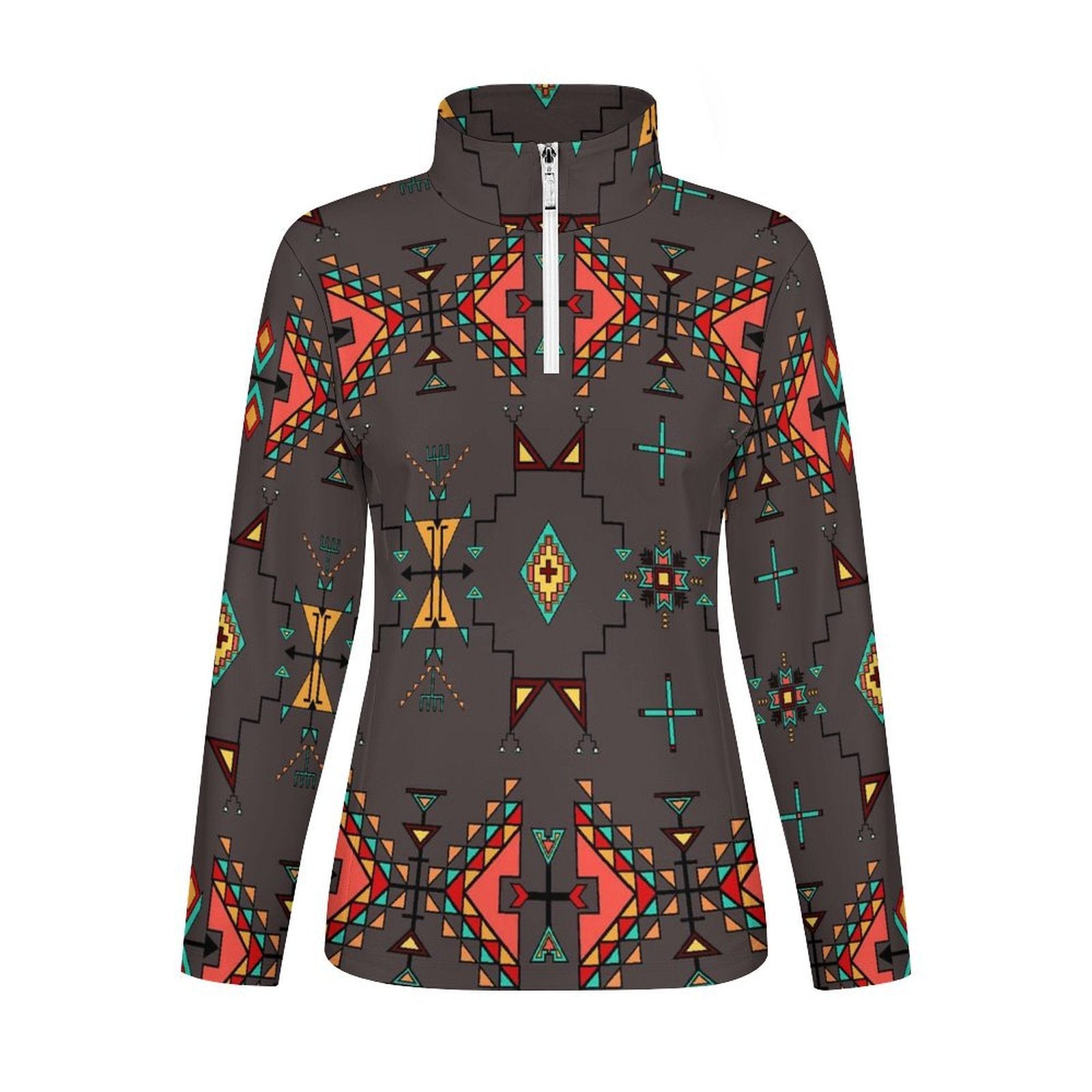 Thunder Flight Gray Long Sleeve Yoga Shirt