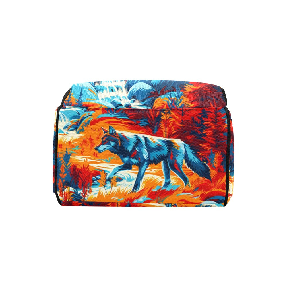 Hunting Wolves Multi-Function Diaper Backpack/Diaper Bag