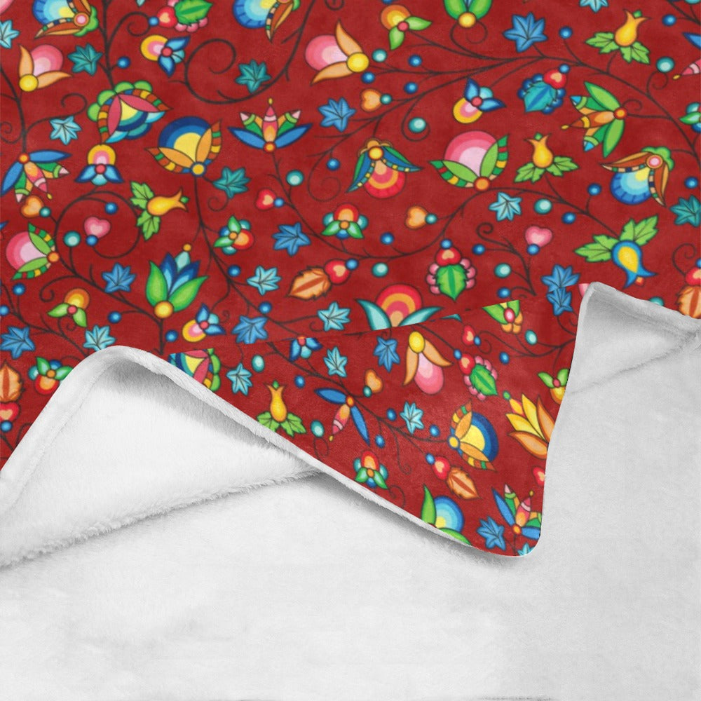 Prairie Plains Spirit Red Ultra-Soft Micro Fleece Blanket 50"x60"