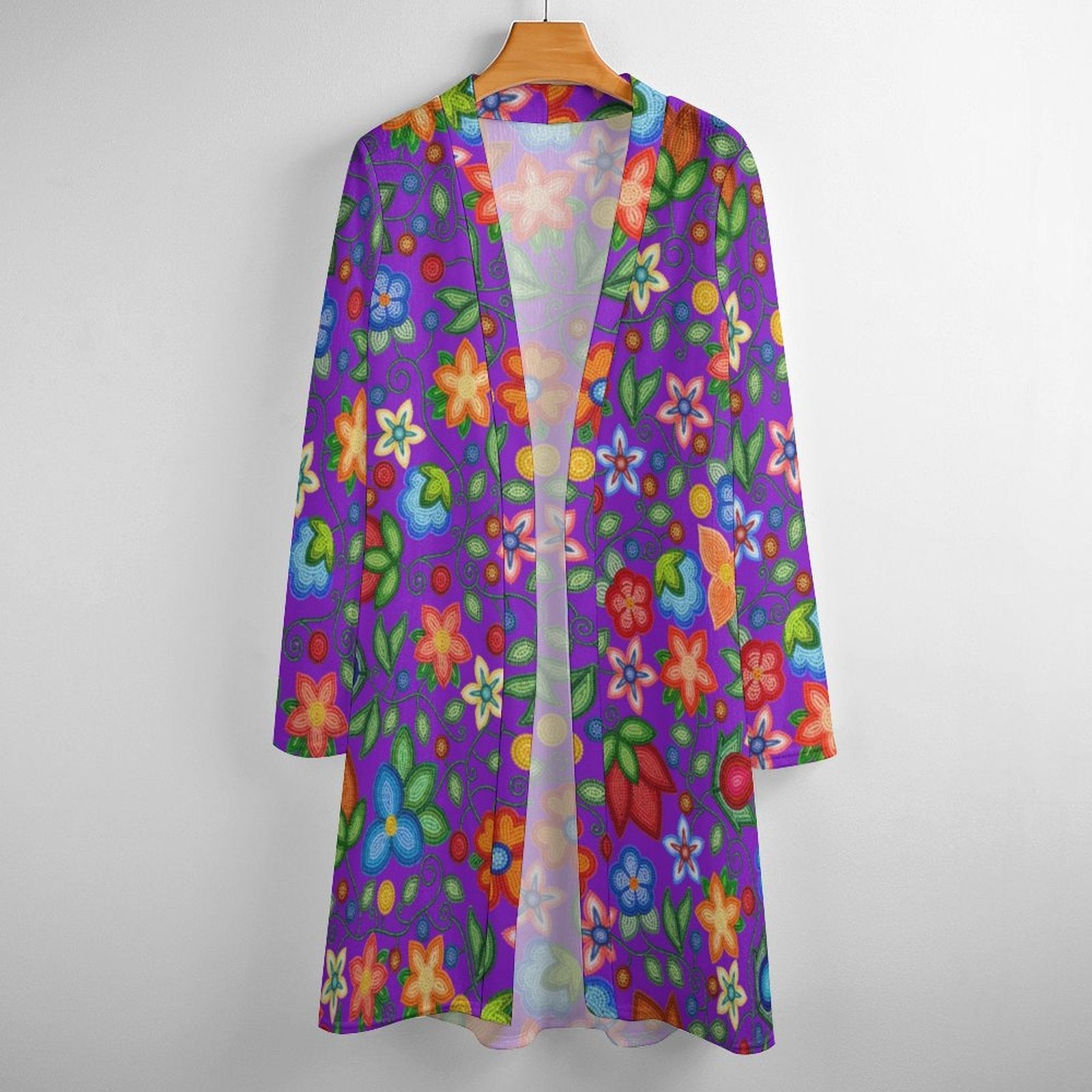 Morning Harmony Purple Cardigan