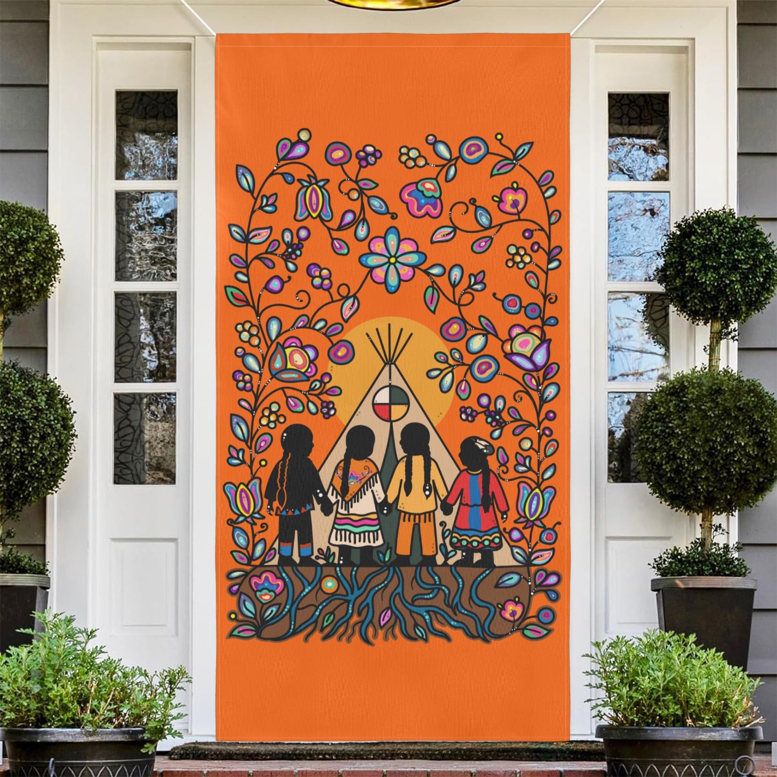 Rooted in Culture Door Banner