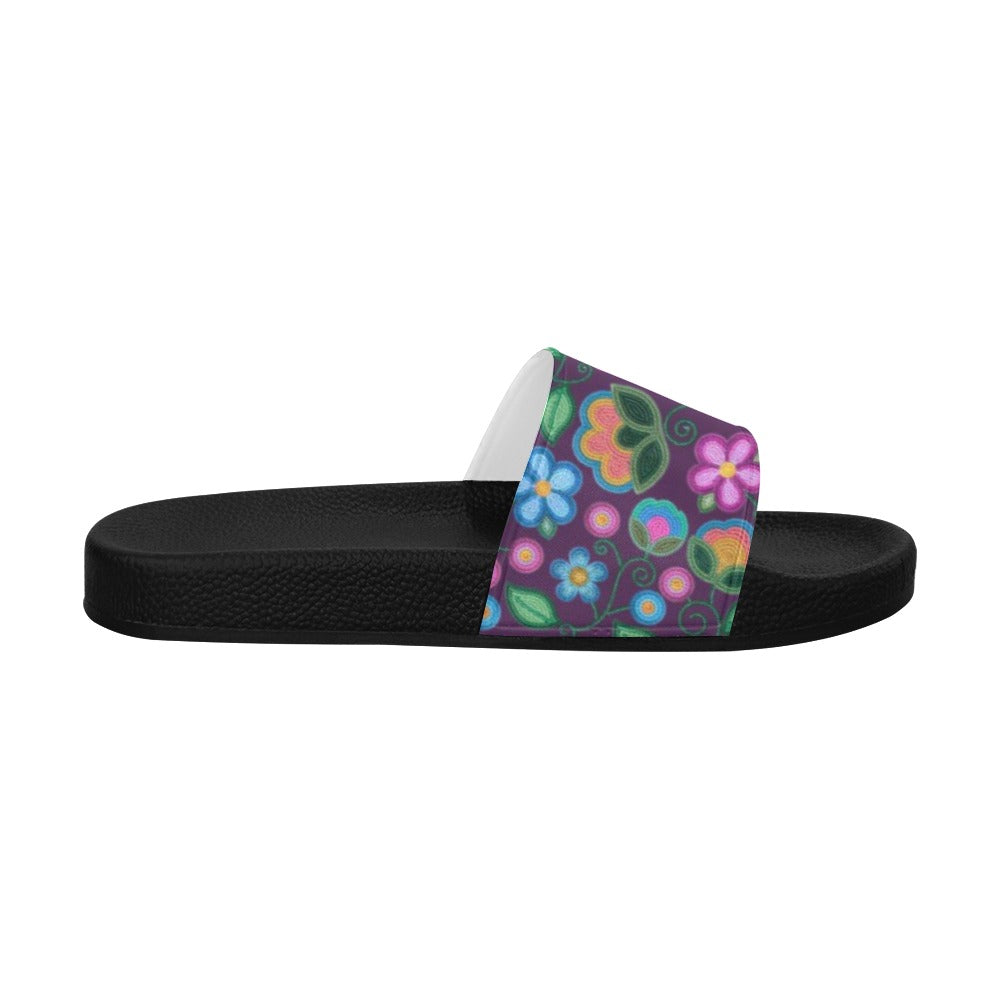 Turquoise Sunbeam Violet Women's Slide Sandals