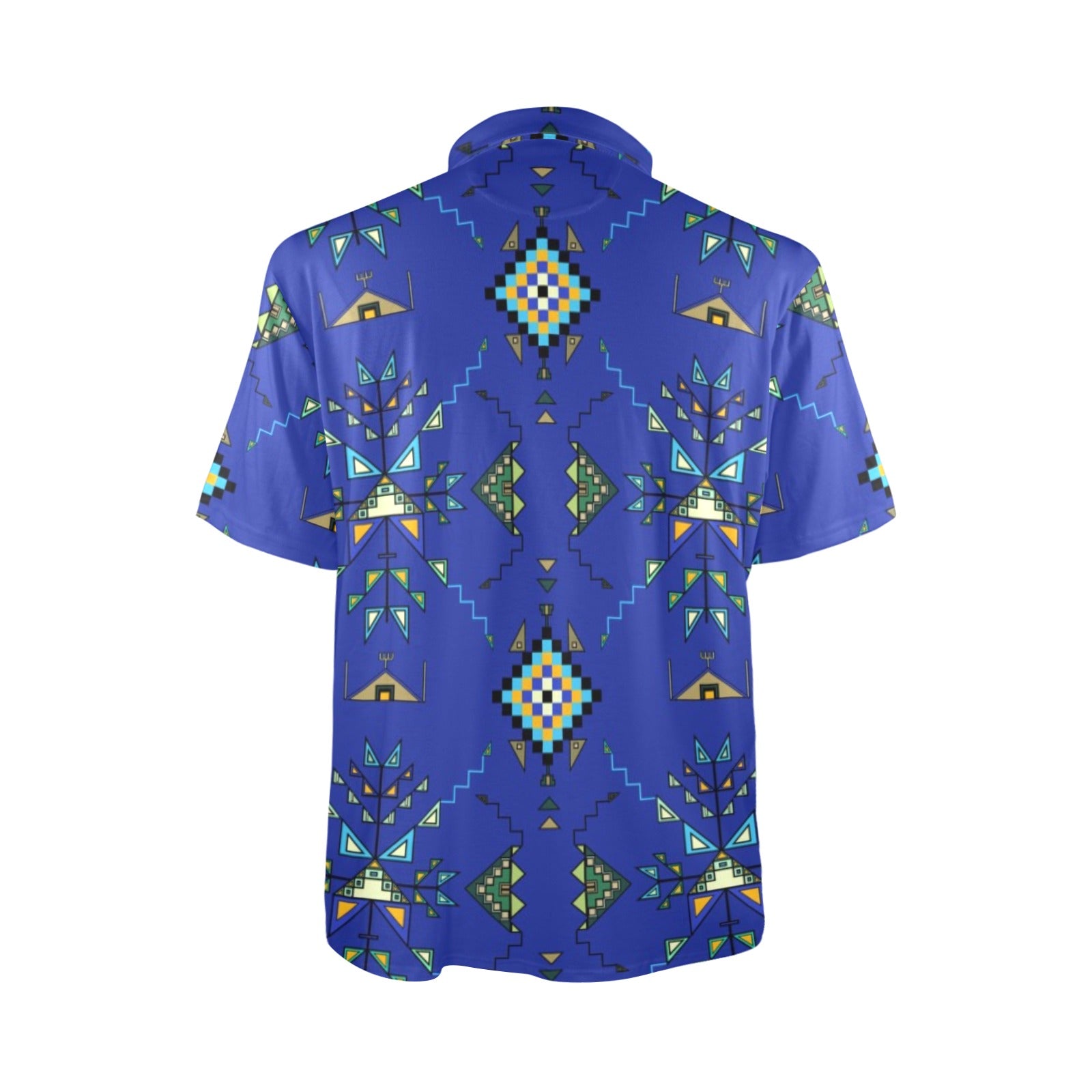 Bear Shield Dark Blue Polo Shirt