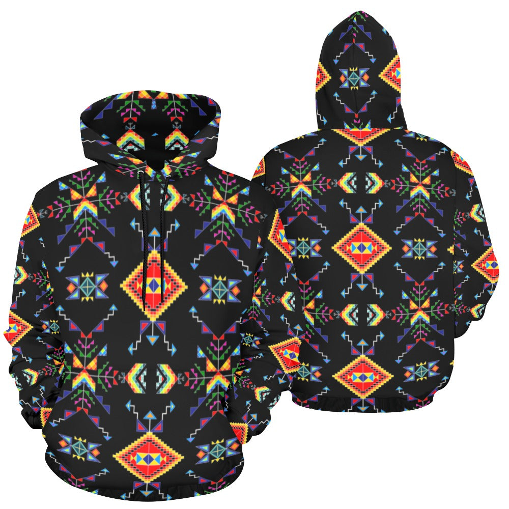 Buffalo Jump Black Hoodie for Women (USA Size)