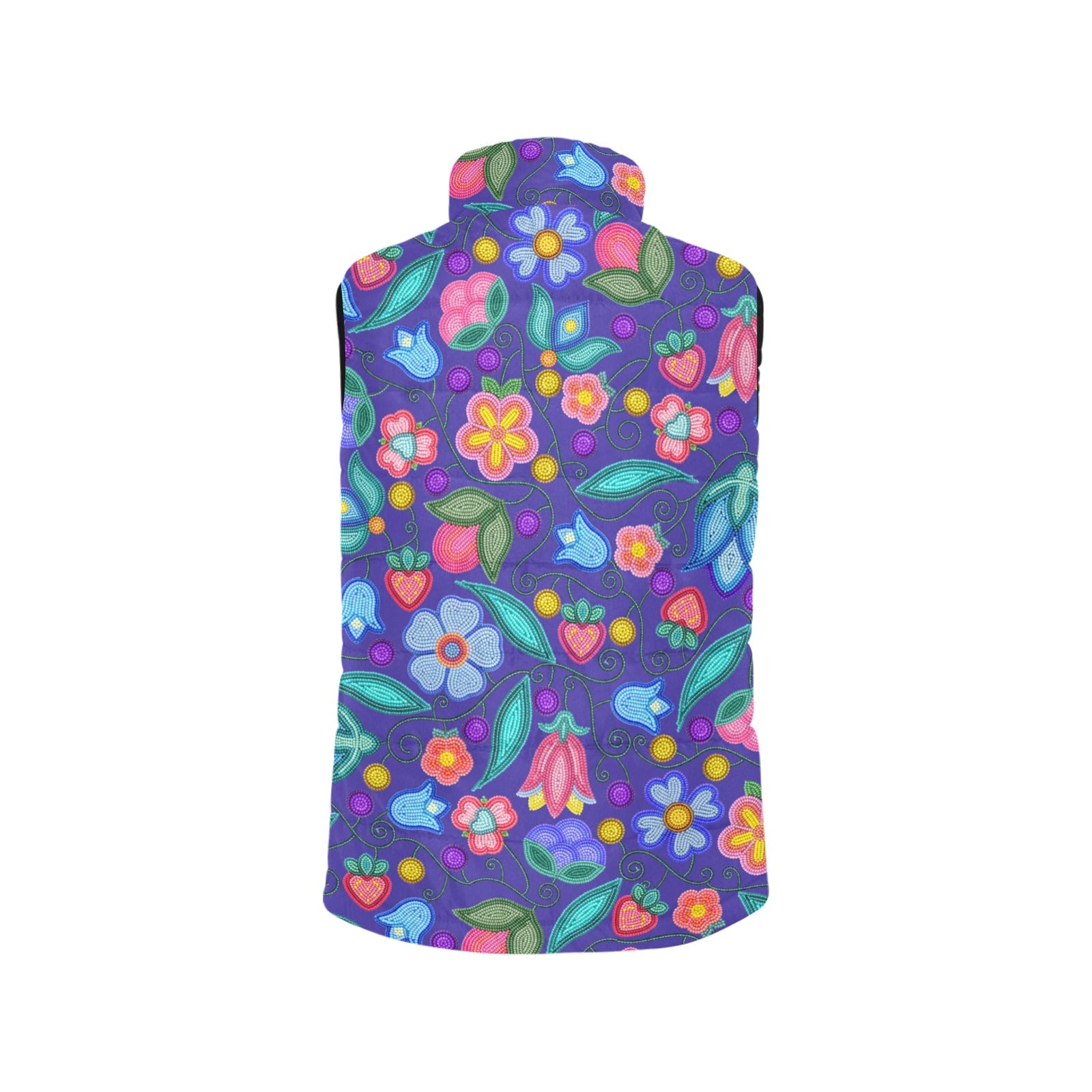 Sweet Offering Indigo Women's Padded Vest Jacket