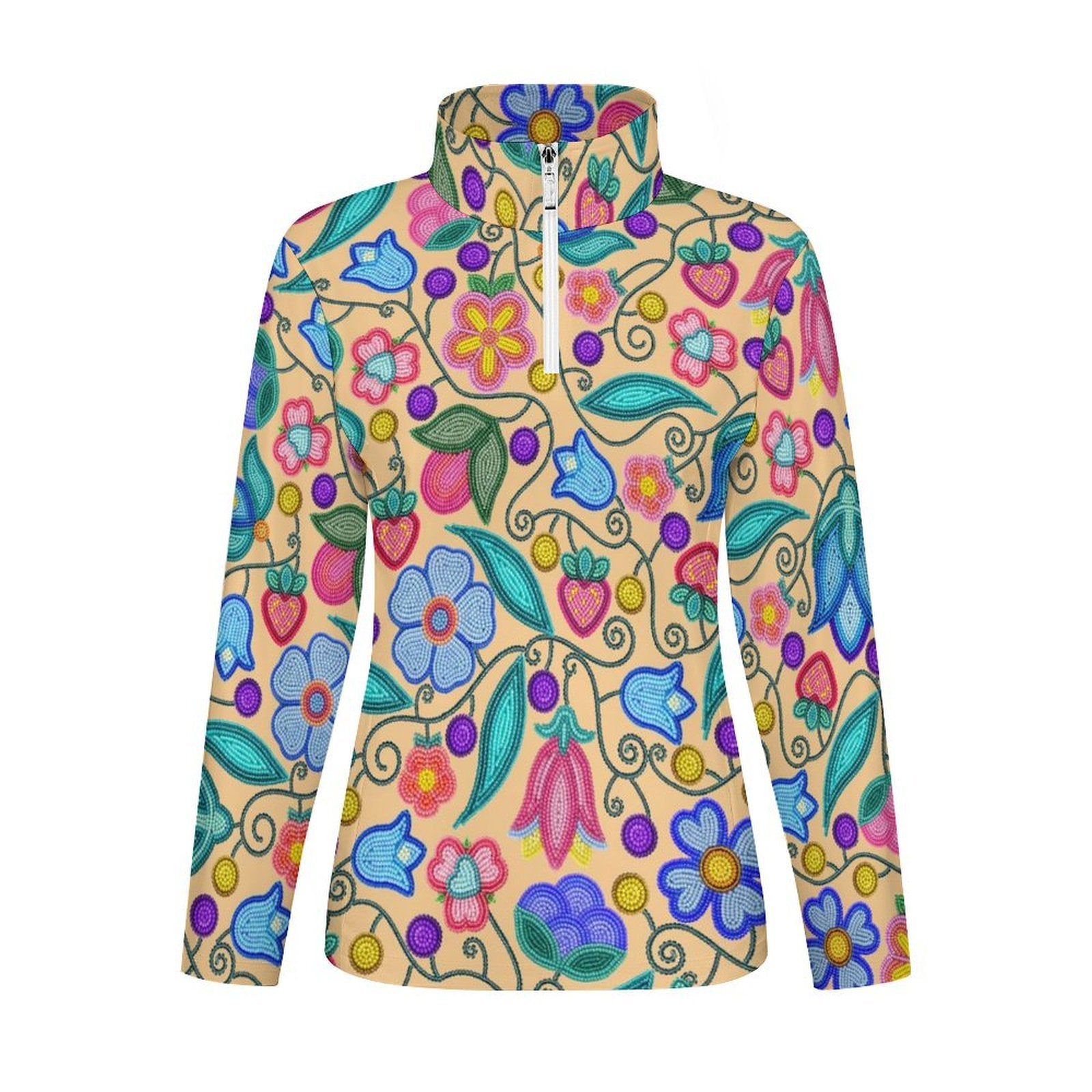 Sweet Offering Cream Long Sleeve Yoga Shirt