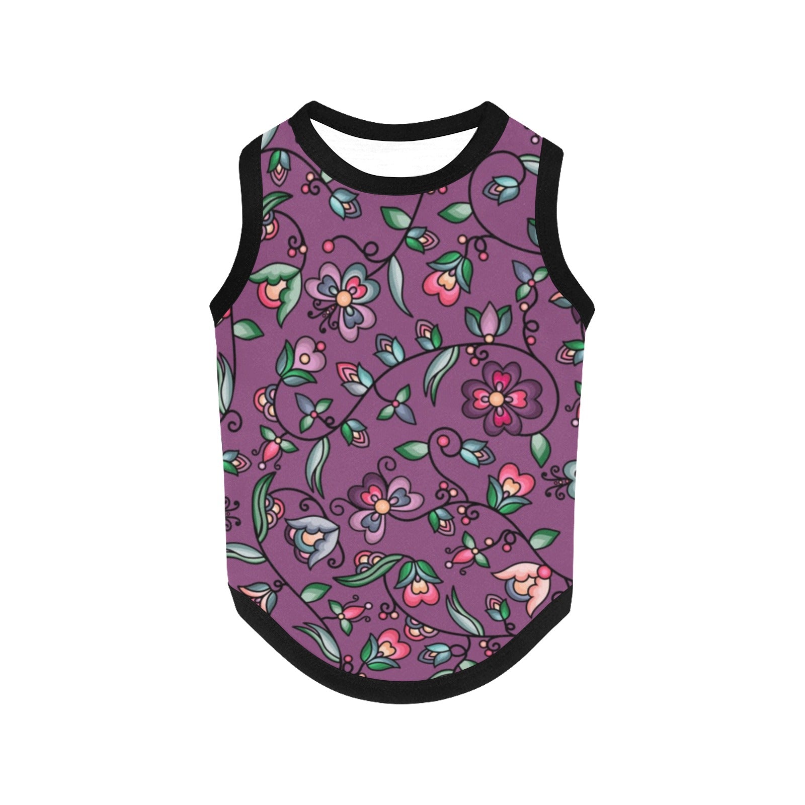 Amber Evening Garland Purple Pet Tank Top