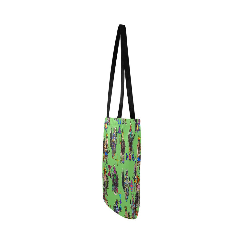 Men's Tradish Dancers Grass Reusable Shopping Bag (Two sides)