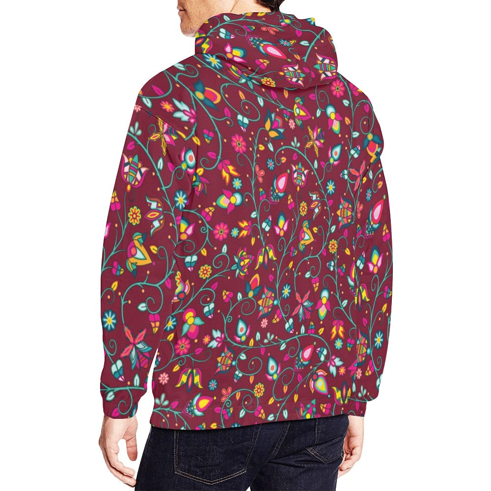 Thorny Path Cranberry Hoodie for Men (USA Size)