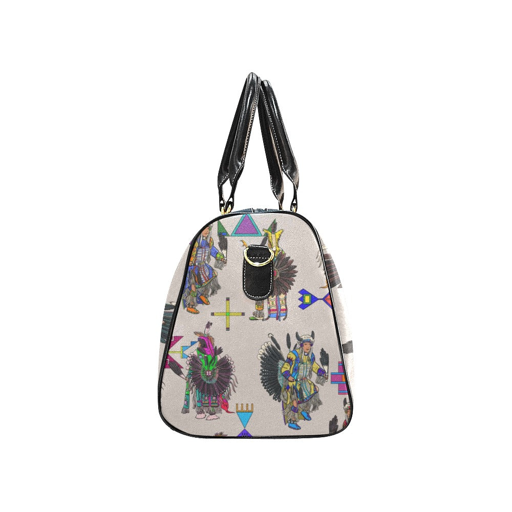 Men's Tradish Dancers Muslin White Waterproof Travel Bag/Small