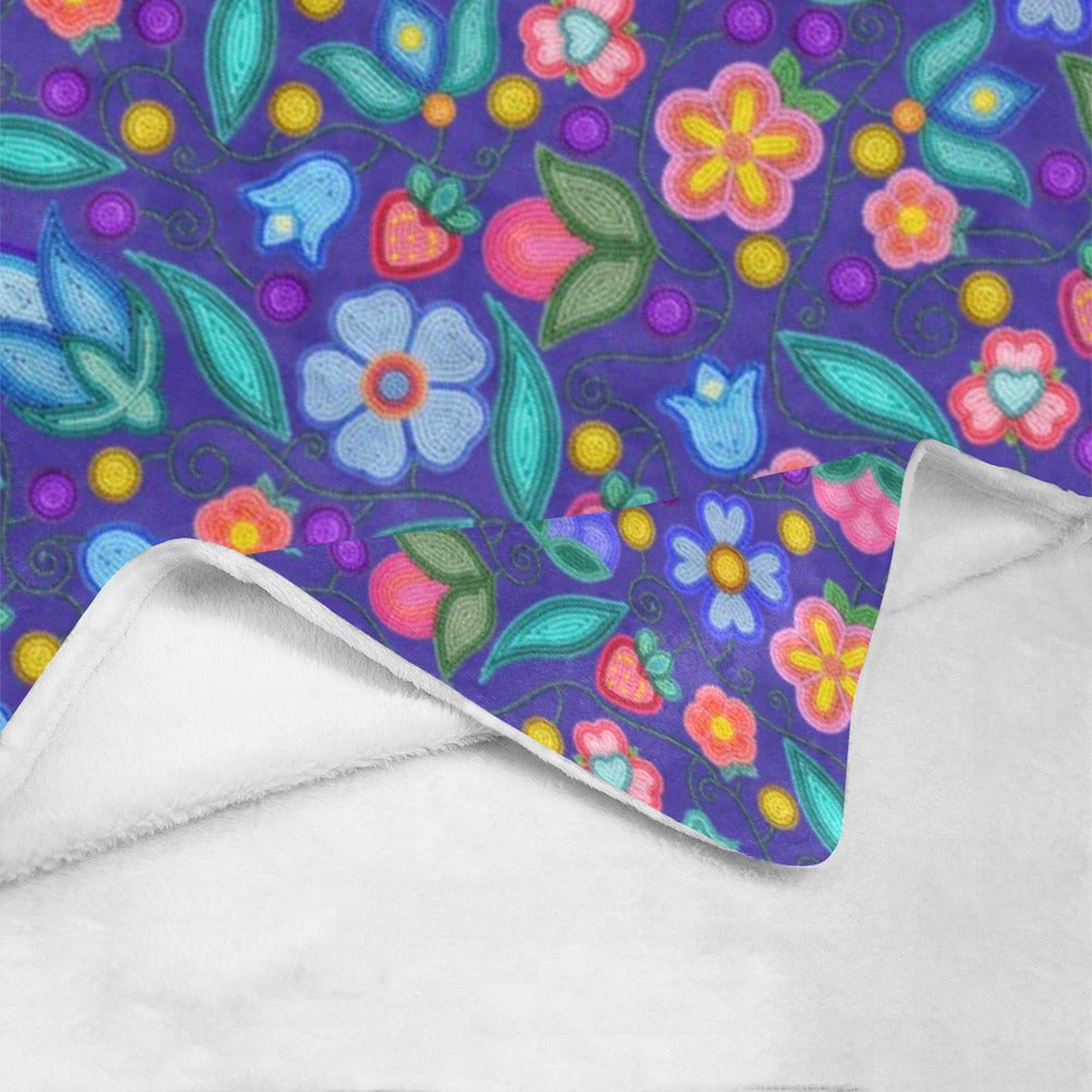 Sweet Offering Indigo Ultra-Soft Micro Fleece Blanket 60"x80"