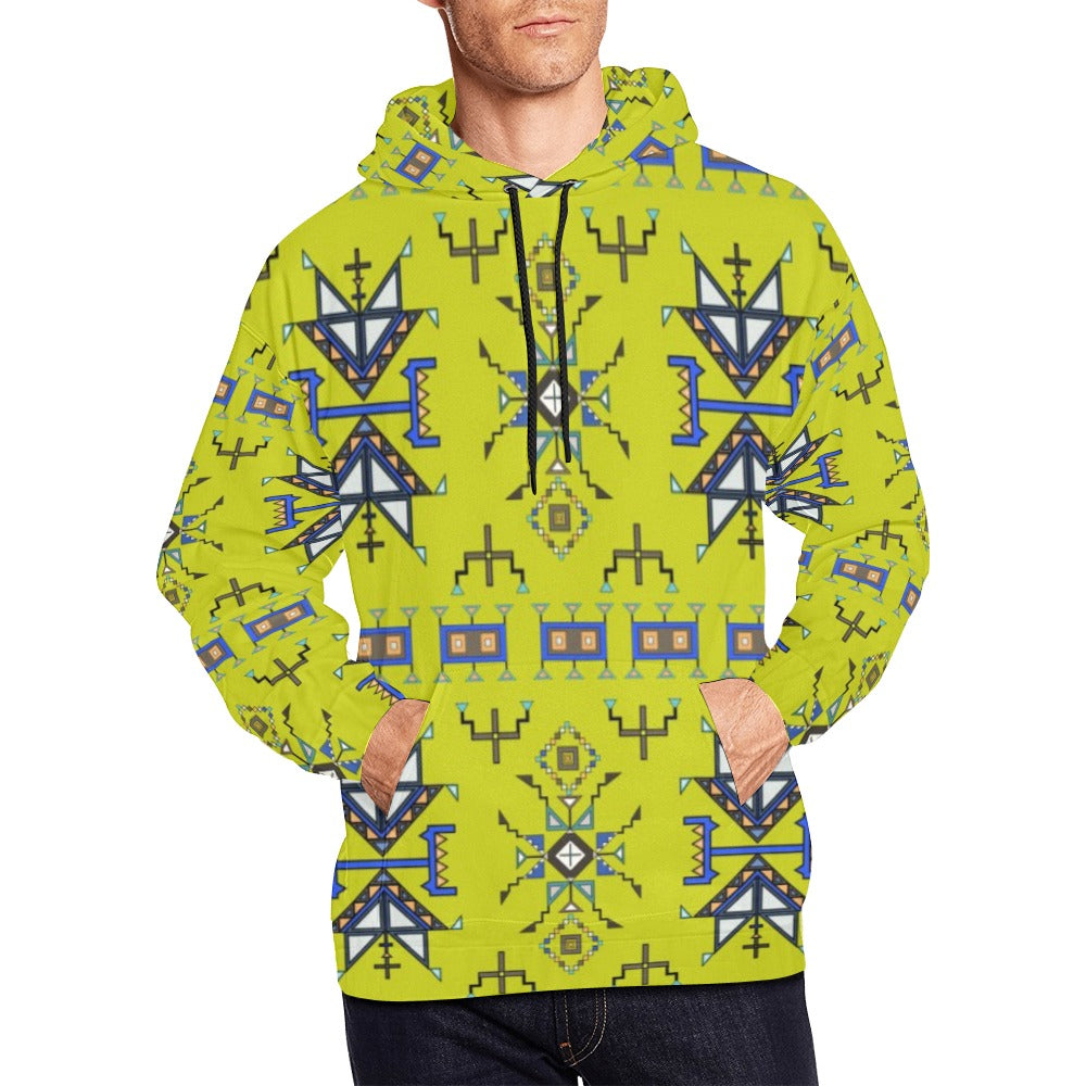Eagle Strike Lime Hoodie for Men (USA Size)
