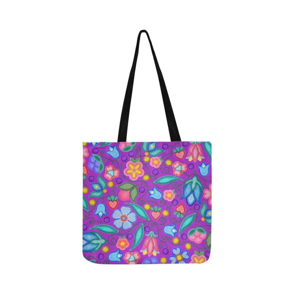 Sweet Offering Purple Reusable Shopping Bag (Two sides)