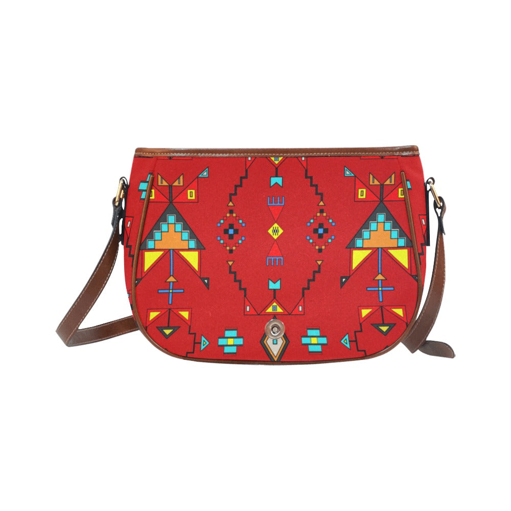 Sentinel of the Plains Red Saddle Bag/Large