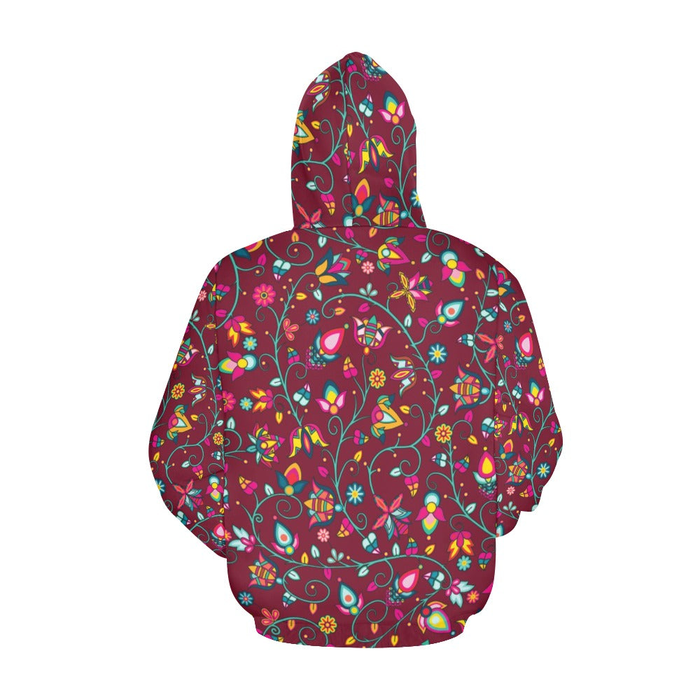 Thorny Path Cranberry Hoodie for Women (USA Size)