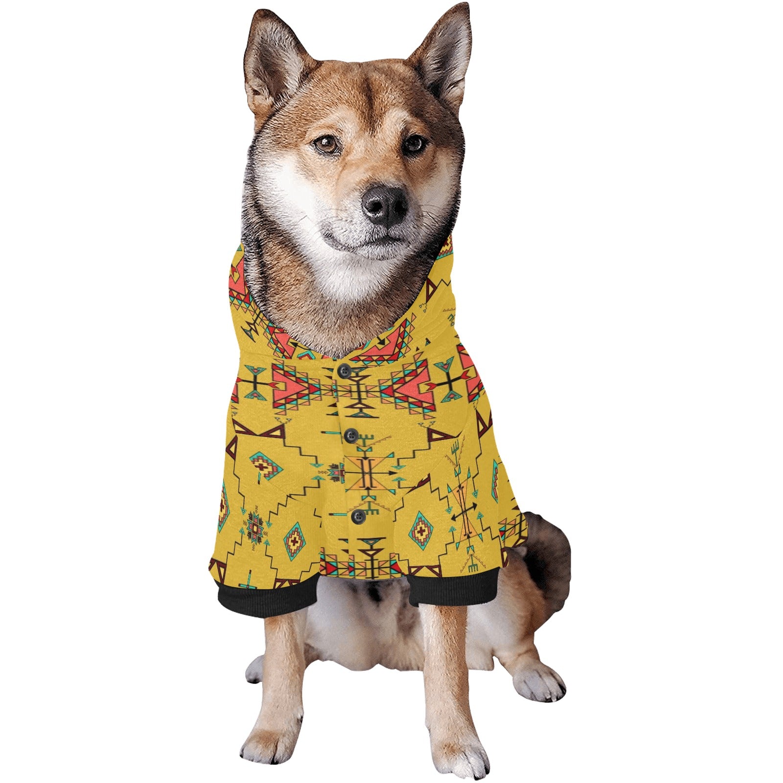 Thunder Flight Yellow Pet Dog Hoodie