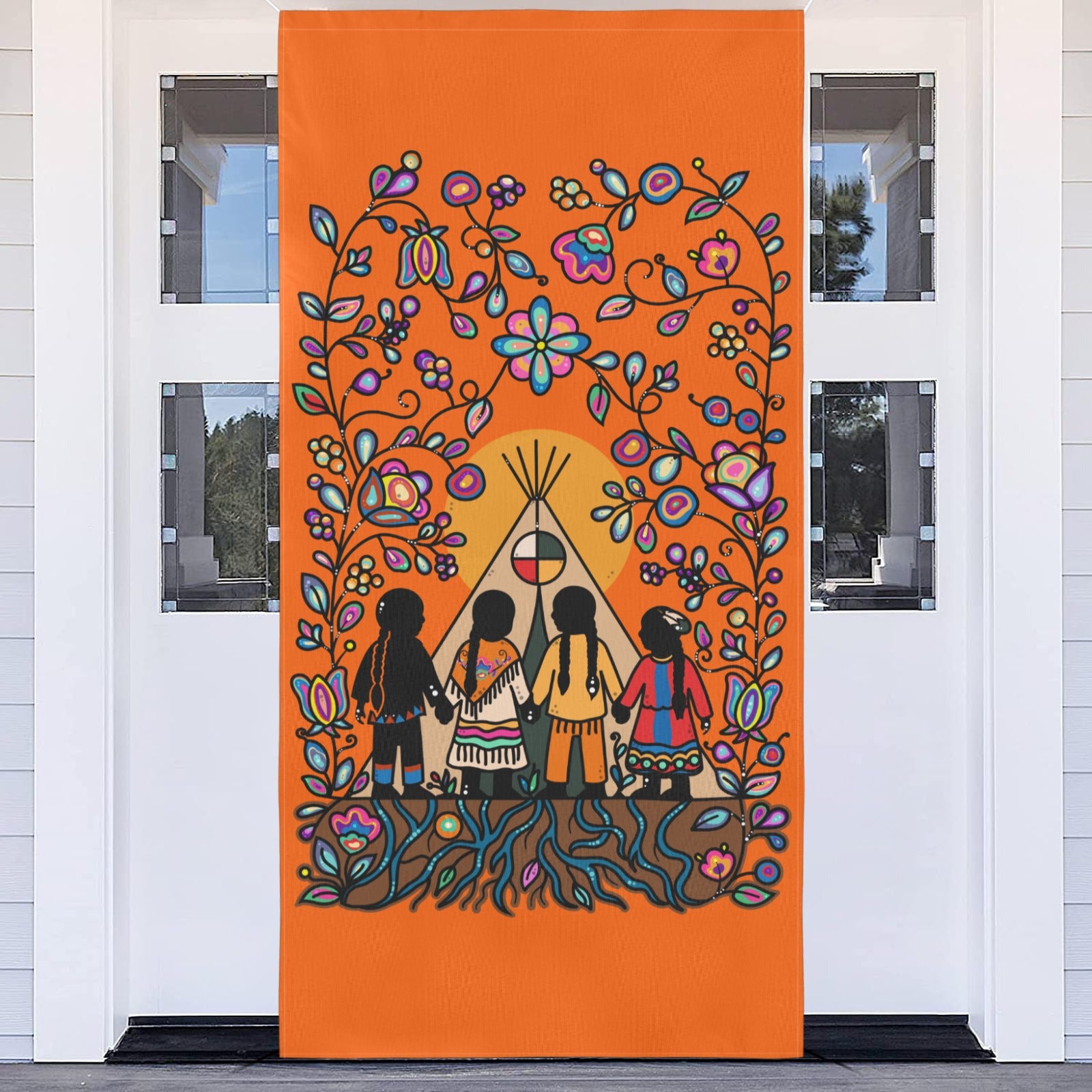 Rooted in Culture Door Banner