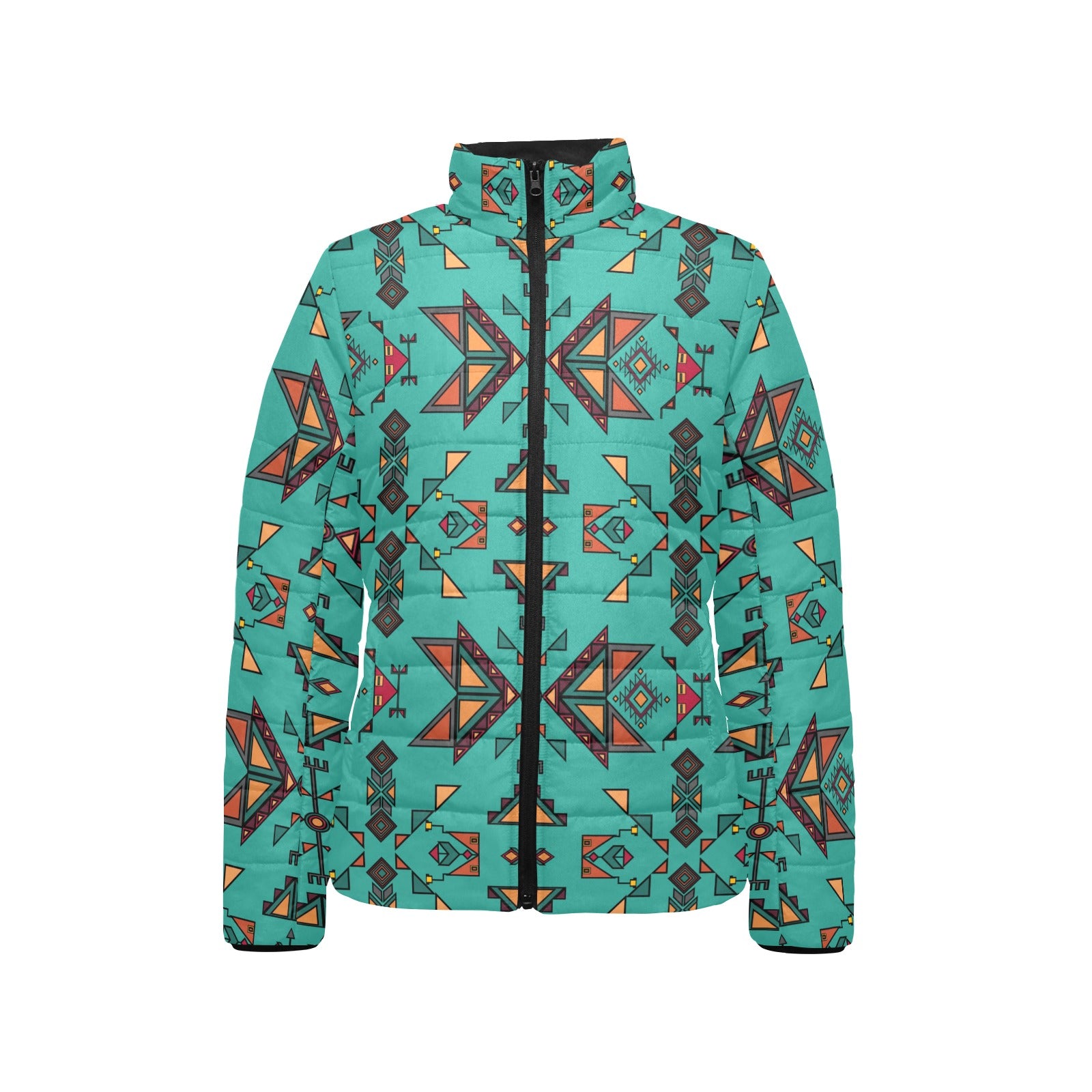 Arrow Dawn Turquoise Women's Stand Collar Padded Jacket