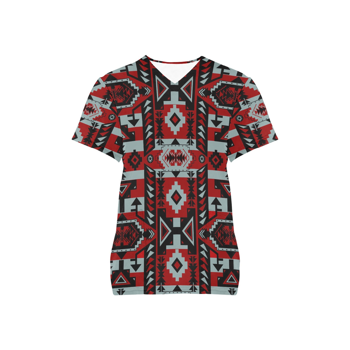 Chiefs Mountain Candy Sierra Dark Scrub Top