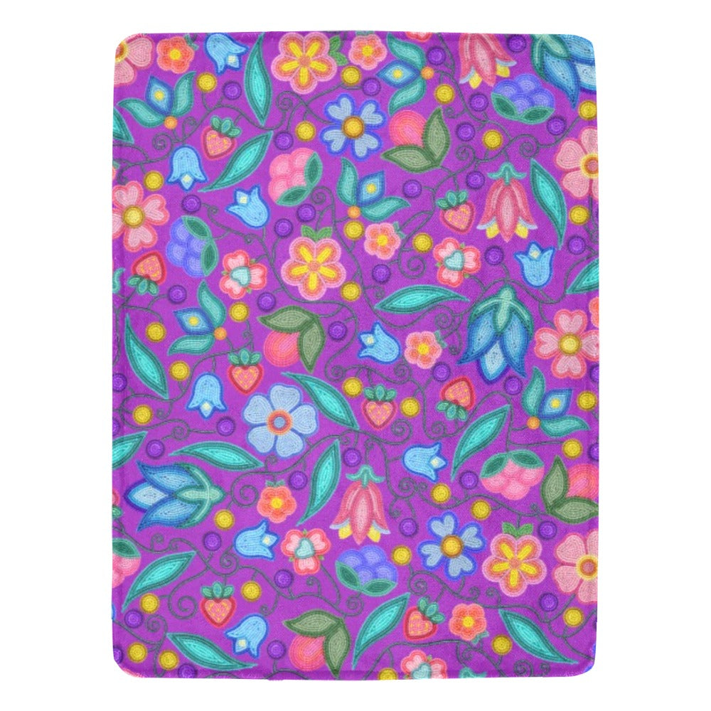 Sweet Offering Purple Ultra-Soft Micro Fleece Blanket 60"x80"