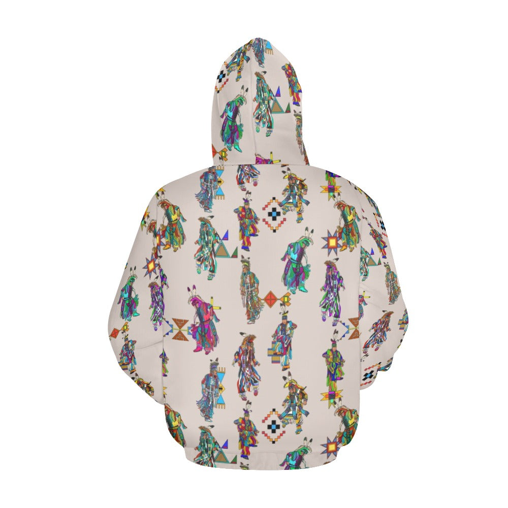 Men's Grass Dancers Muslin Hoodie for Men (USA Size)