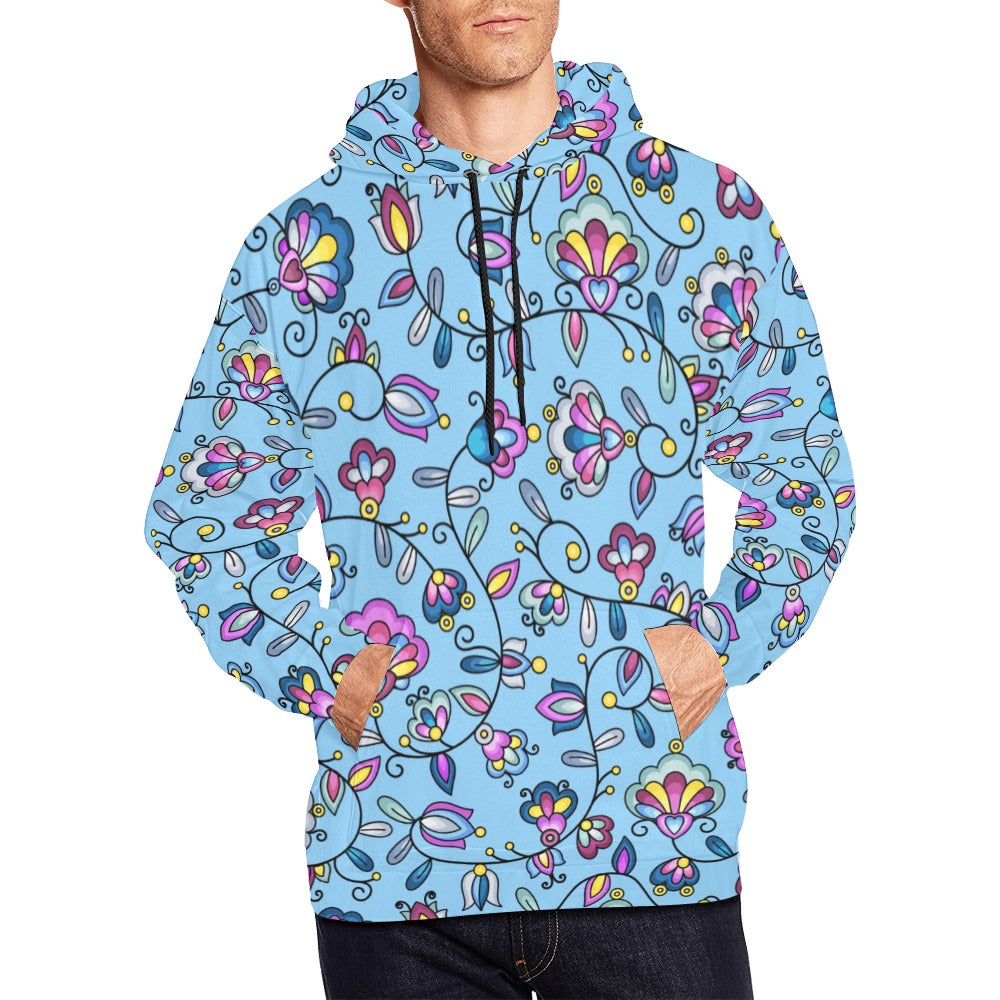 Autumn Bundle Blessing Blue Hoodie for Men (USA Size)