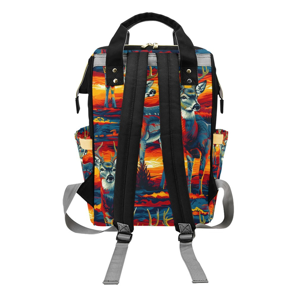 Nosey Bucks Multi-Function Diaper Backpack/Diaper Bag