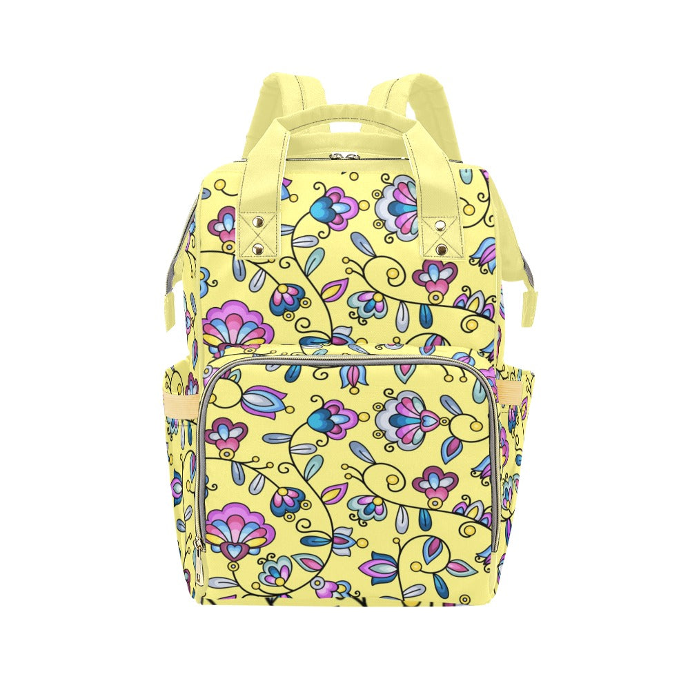 Autumn Bundle Blessing Yellow Multi-Function Diaper Backpack/Diaper Bag