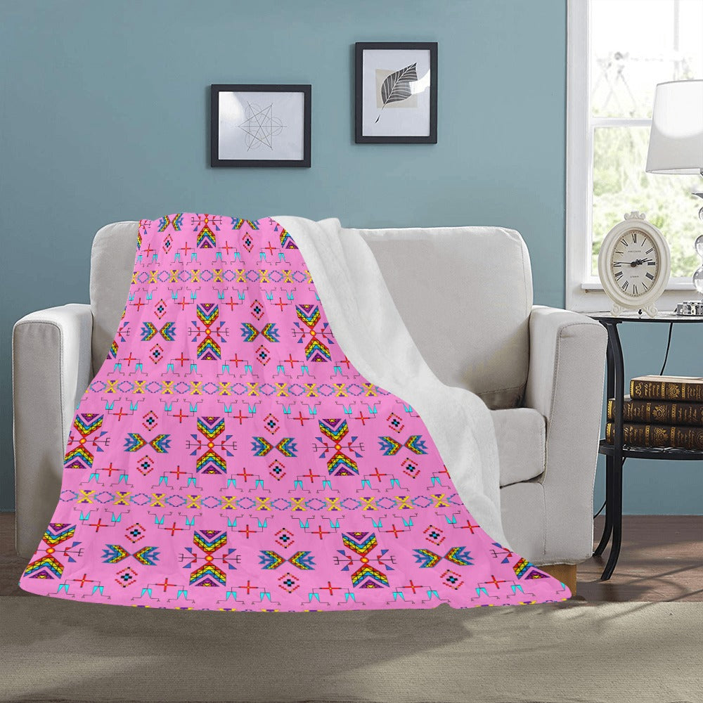 Rainbow Chief Rainbow Blush Ultra-Soft Micro Fleece Blanket 50"x60"