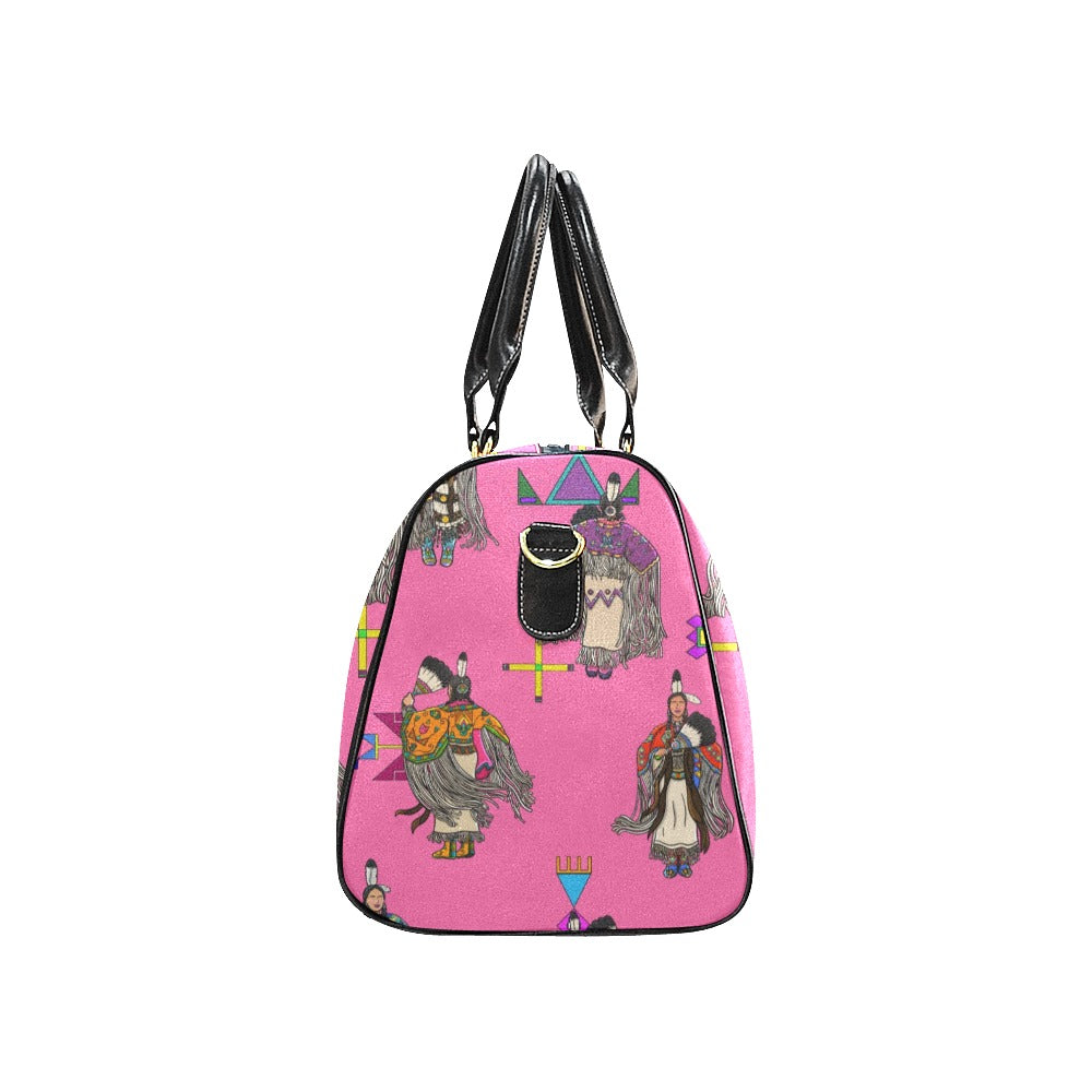Women's Tradish Dancers Pink Waterproof Travel Bag/Small