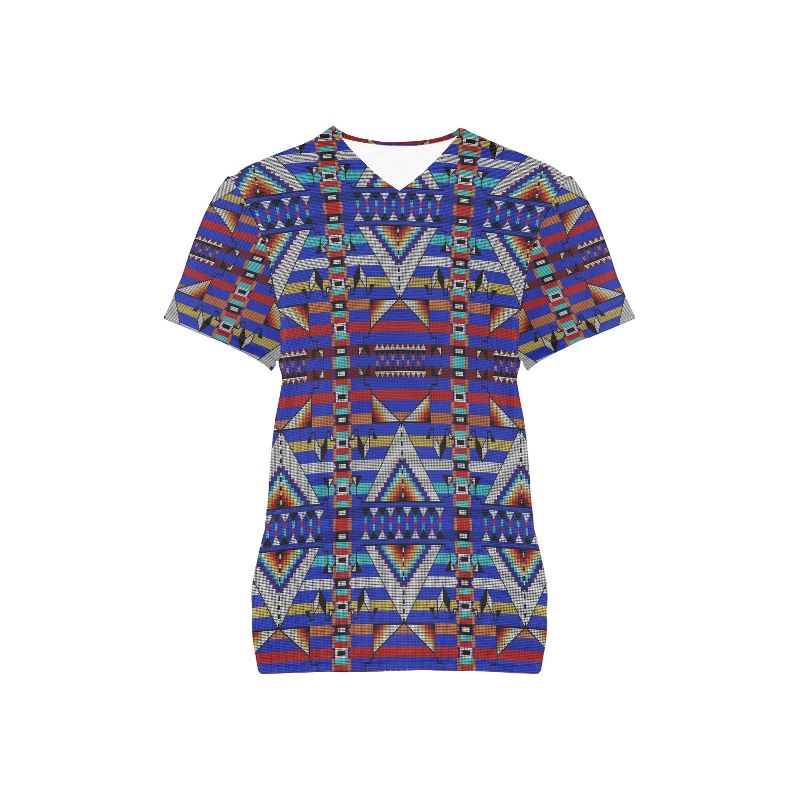 Medicine Blessing Blue Scrub Top