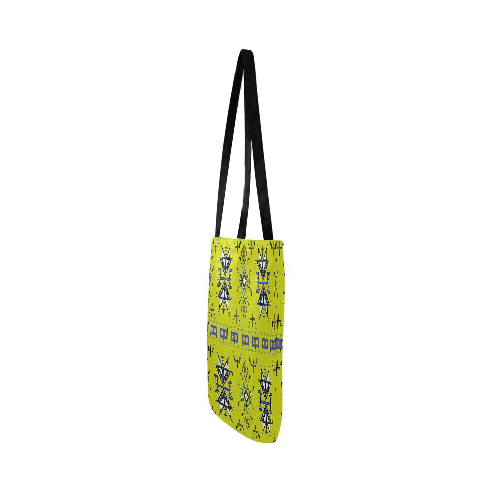 Eagle Strike Lime Reusable Shopping Bag (Two sides)