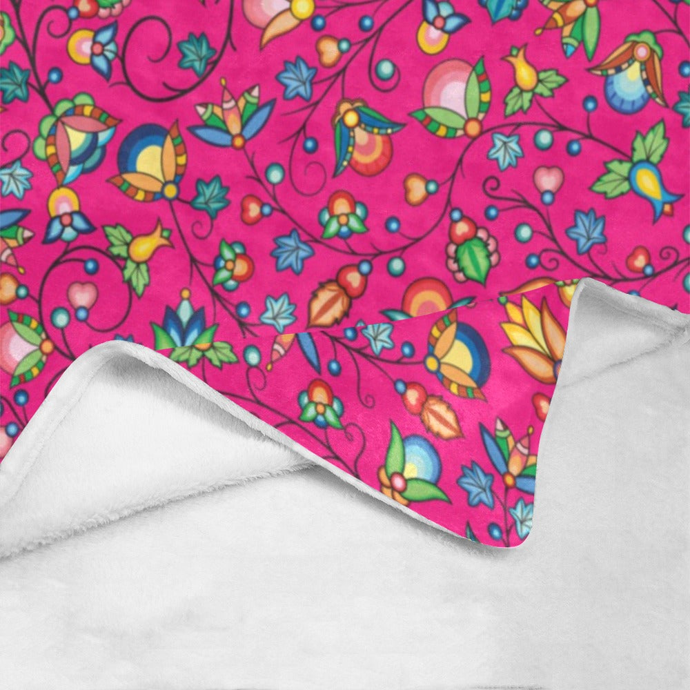 Prairie Plains Spirit Pink Ultra-Soft Micro Fleece Blanket 40"x50"