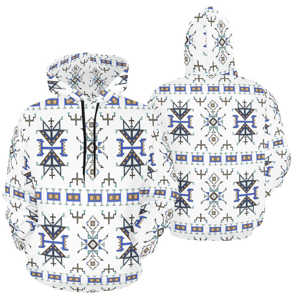 Eagle Strike White Hoodie for Men (USA Size)