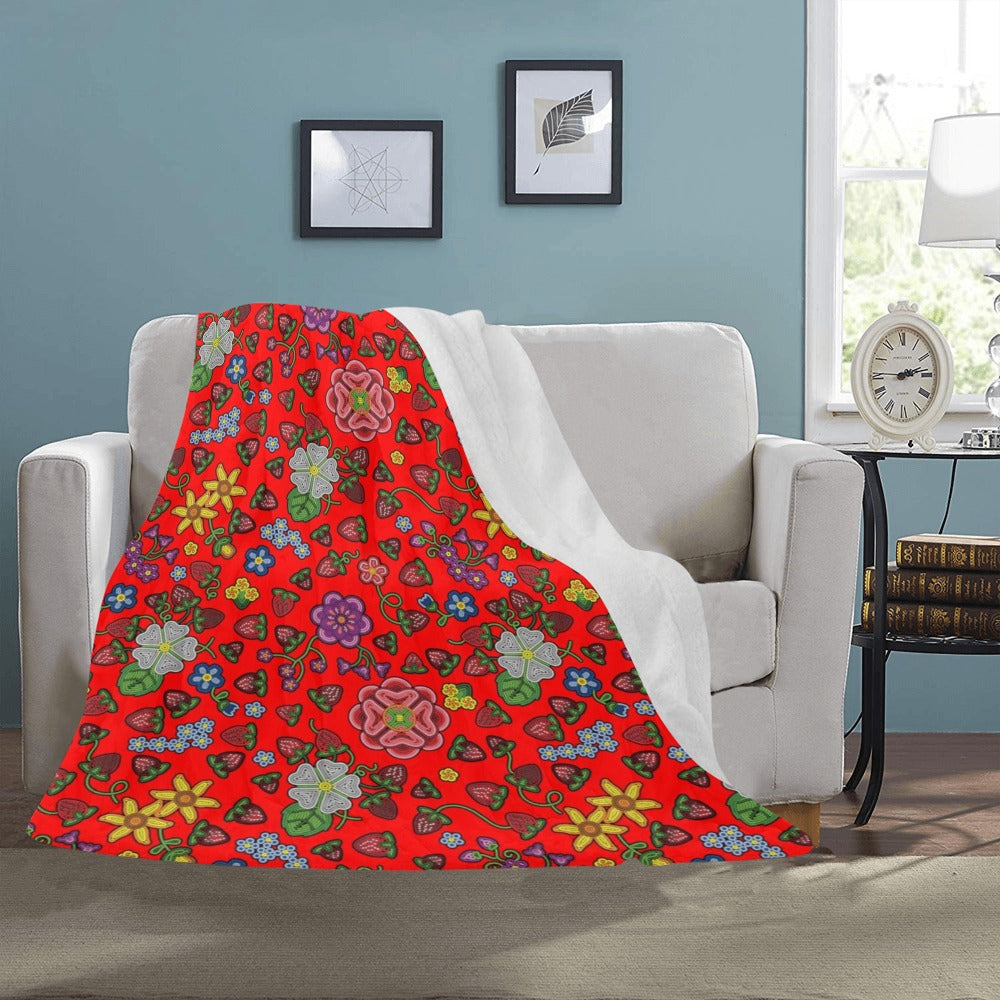 Berry Pop Fire Ultra-Soft Micro Fleece Blanket 50"x60"