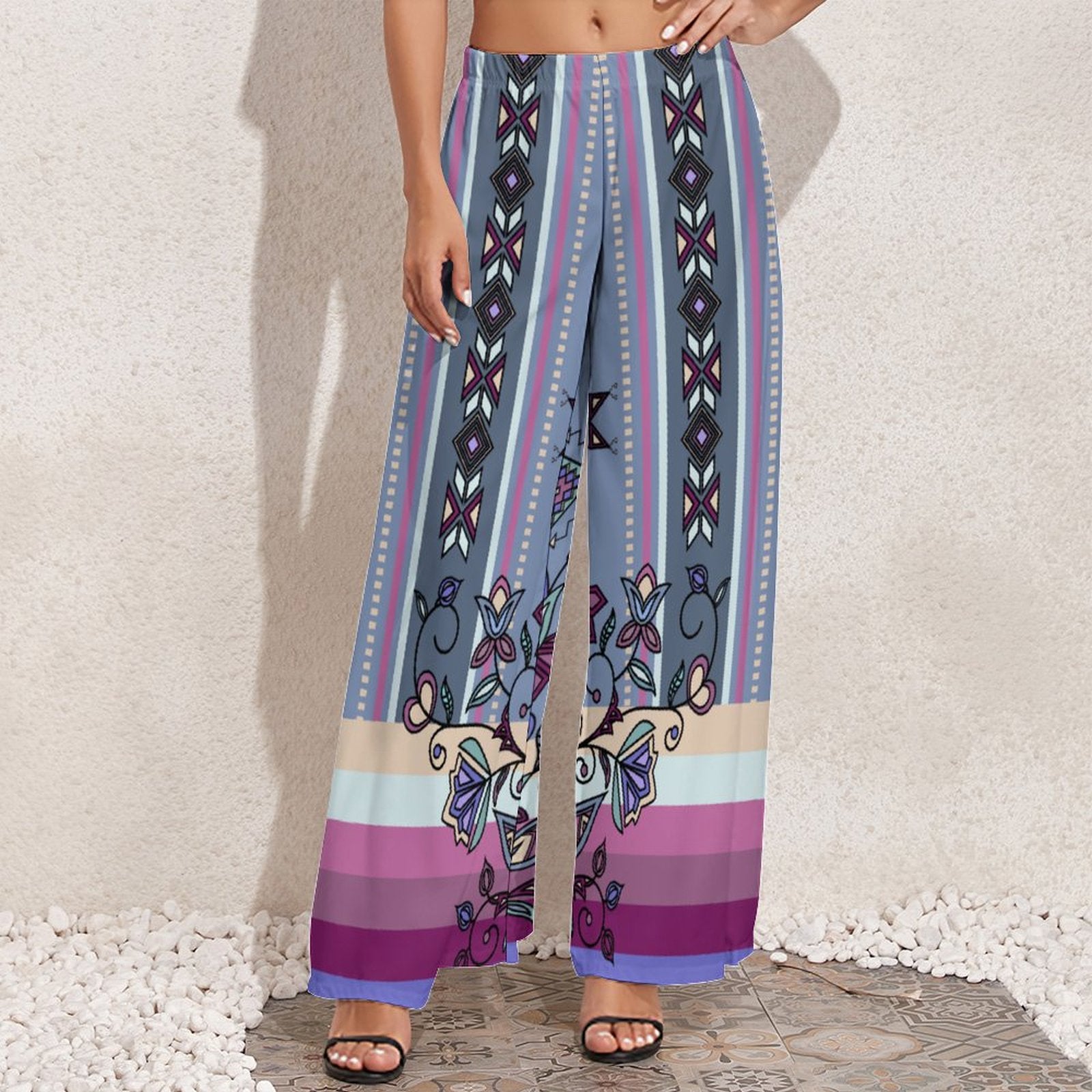 Moonlit Frost Ribbon Pant