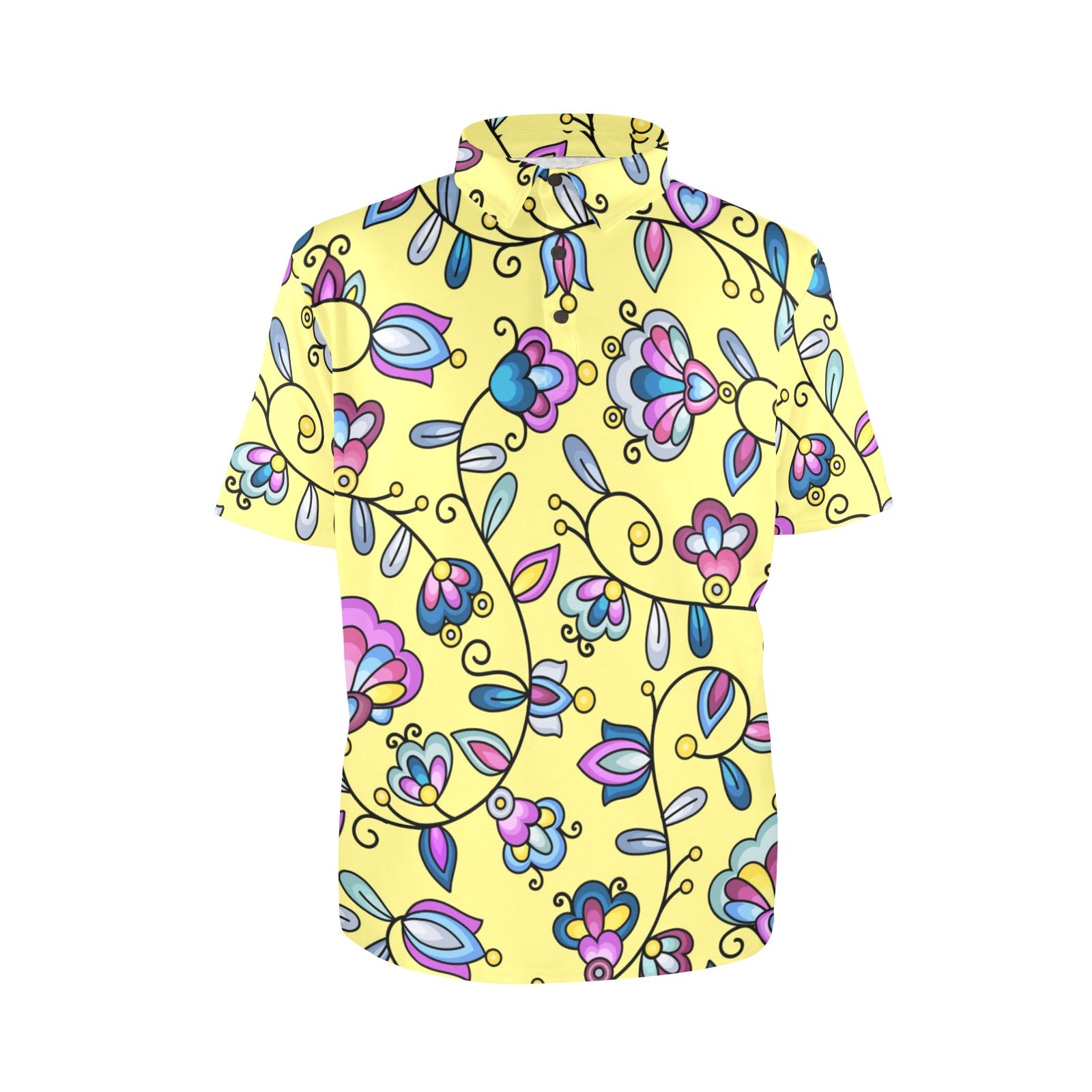 Autumn Bundle Blessing Yellow Polo Shirt