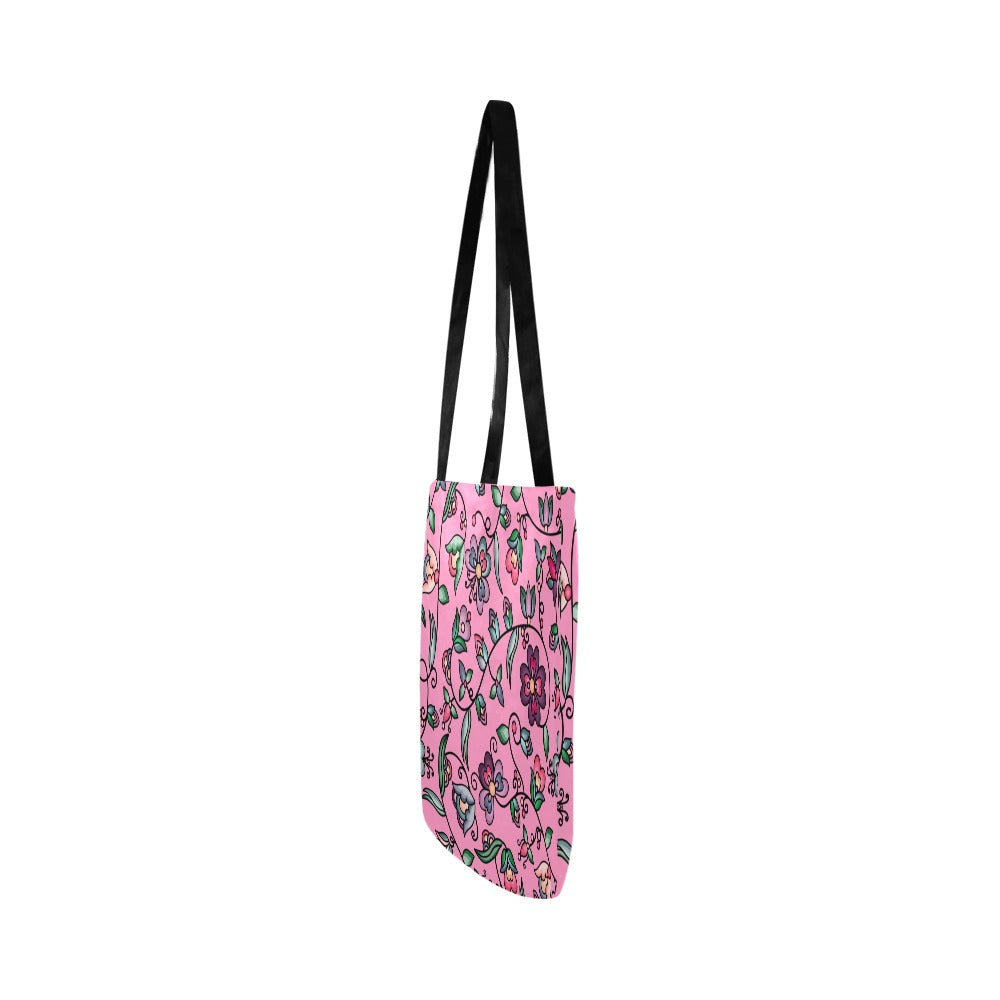 Amber Evening Garland Pink Reusable Shopping Bag (Two sides)