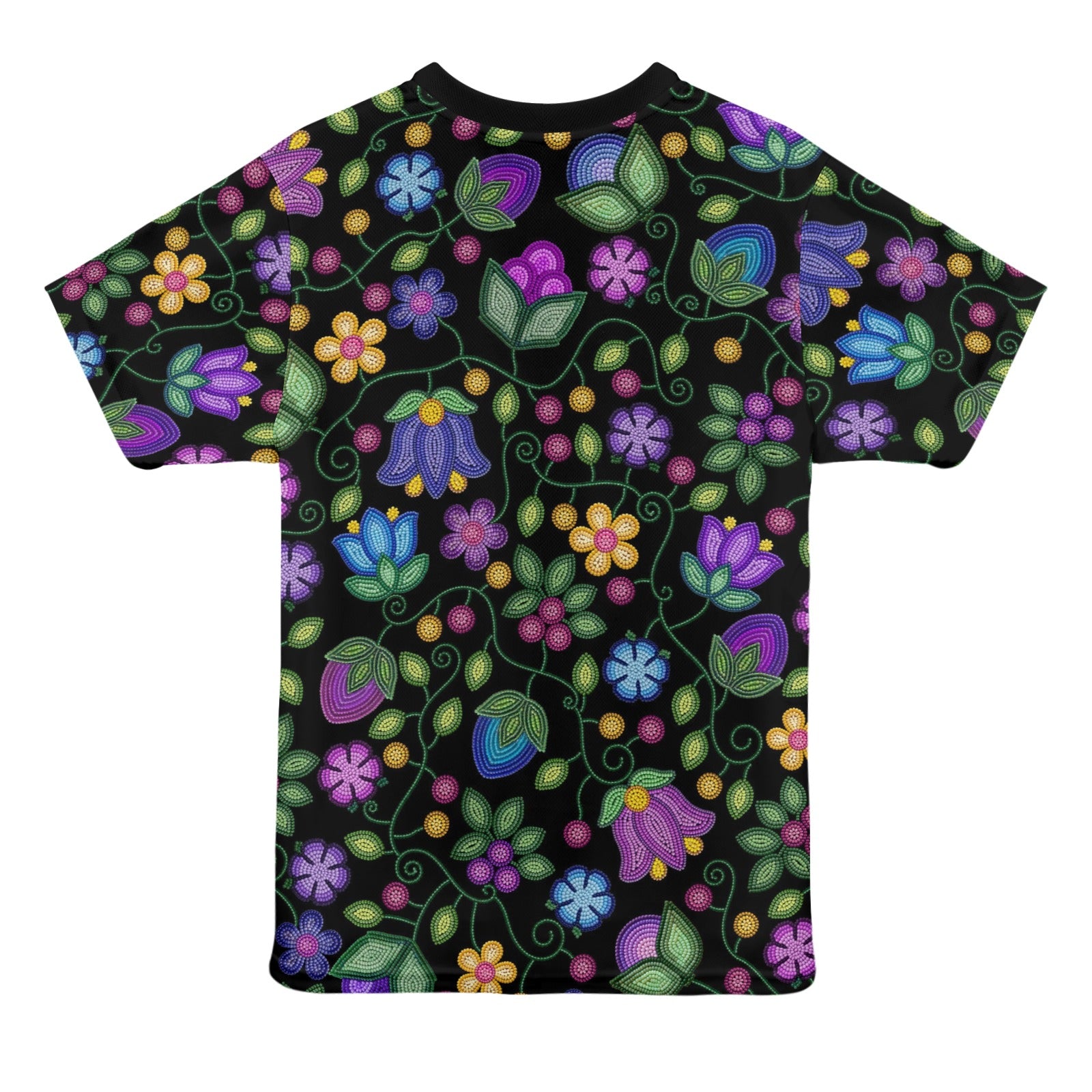 Bloom Uplift Black T-shirt for Women