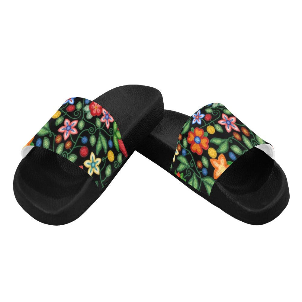 Morning Harmony Black Men's Slide Sandals