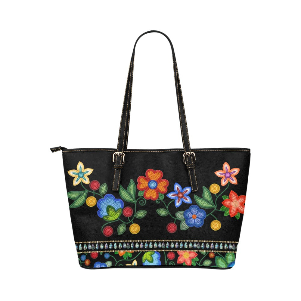 Morning Harmony Leather Tote Bag/Large