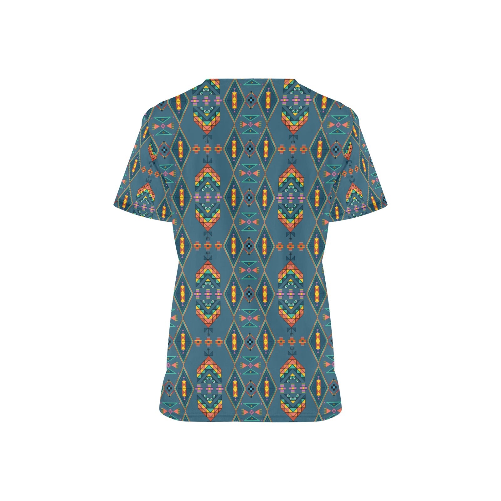 Travois Tipi Deep Lake Scrub Top
