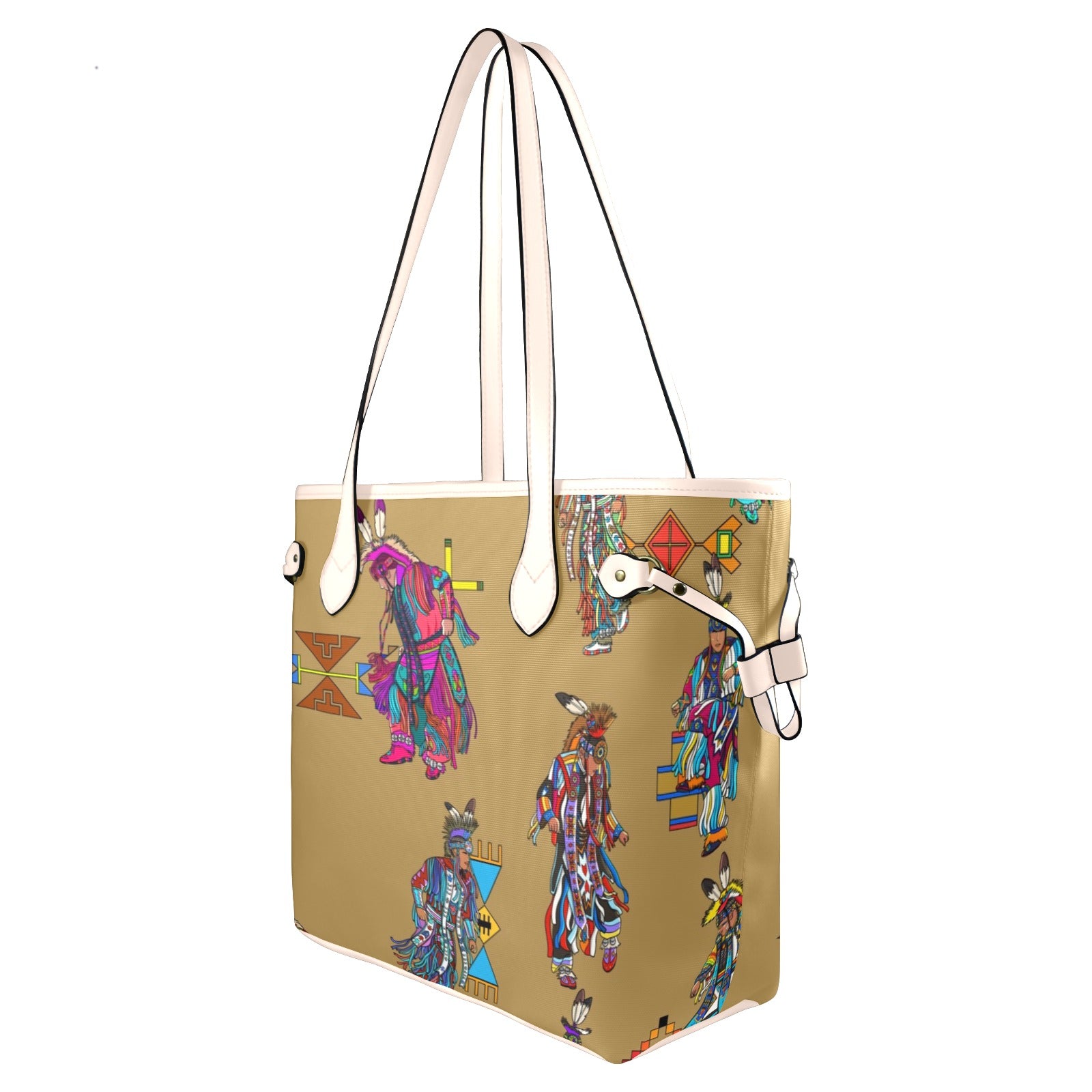 Men's Grass Dancers Earth Clover Canvas Tote Bag