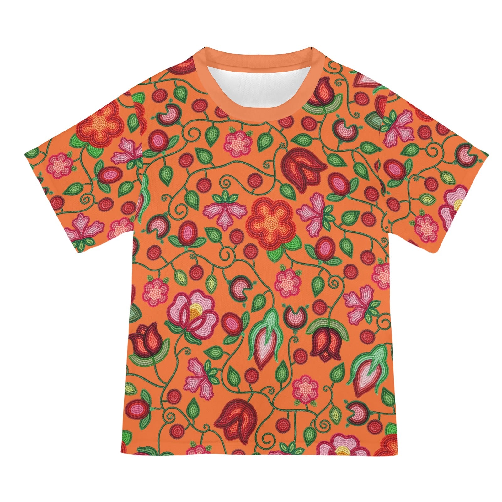 Rose Reverie Orange T-shirt for Women